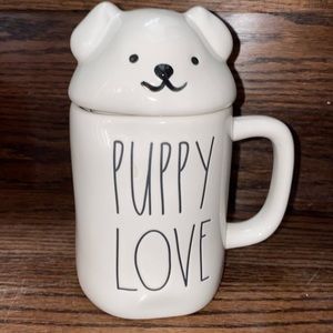 Rae Dunn PUPPY LOVE TOPPER MUG 🐶 🇺🇸 release